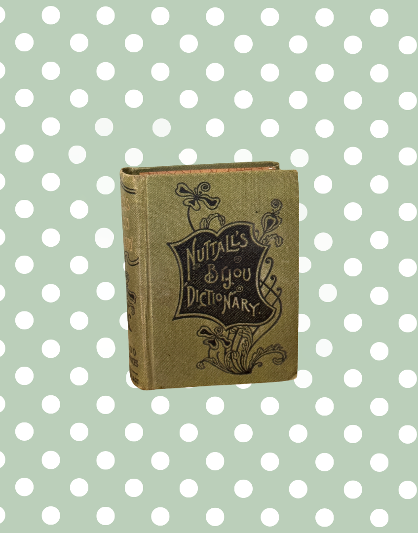 Rare Miniature Nuttall’s Bijou Dictionary