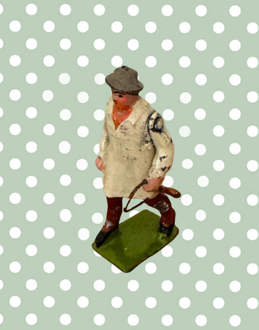 Britains 1930s Carter with Whip articulated arm lead farm figure from the Home Farm Series