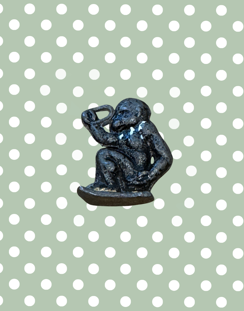 Britains Ltd Zoo Monkey Lead Toy with White Collar Detail