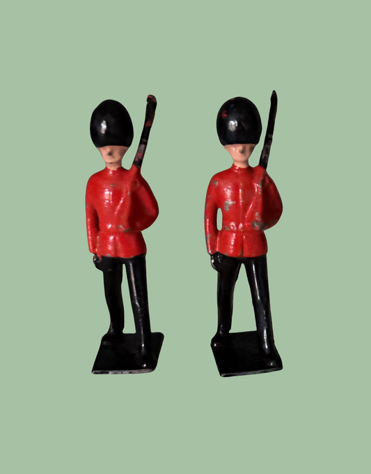 Britains Ltd Grenadier Guards (Pair) | Vintage 1970s Traditional Lead Soldiers 