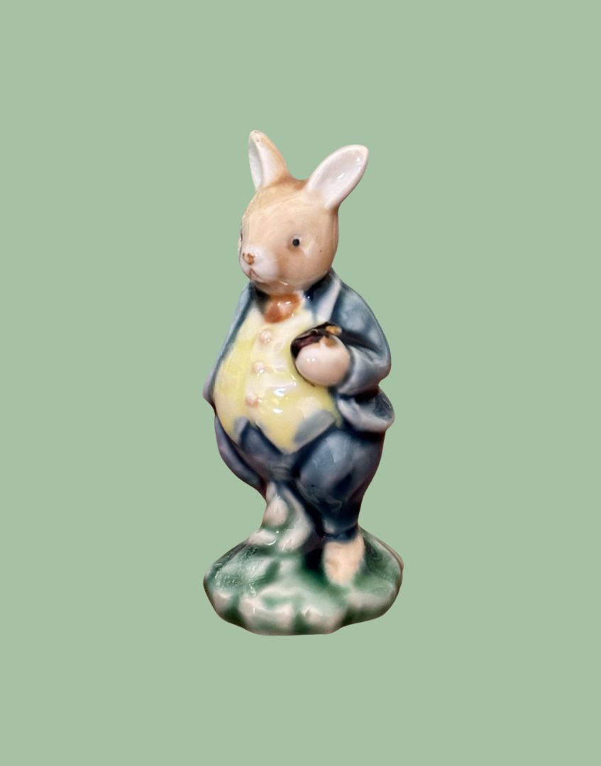 Albert Kessler Ceramic Dapper Rabbit Figurine 