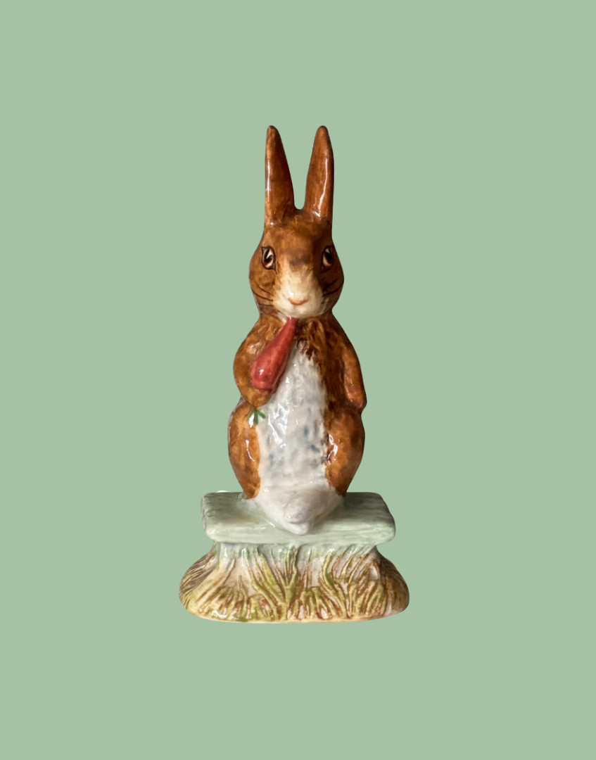Adorable Vintage Beswick Beatrix Potter Figurine – ‘Fierce Bad Rabbit’ 