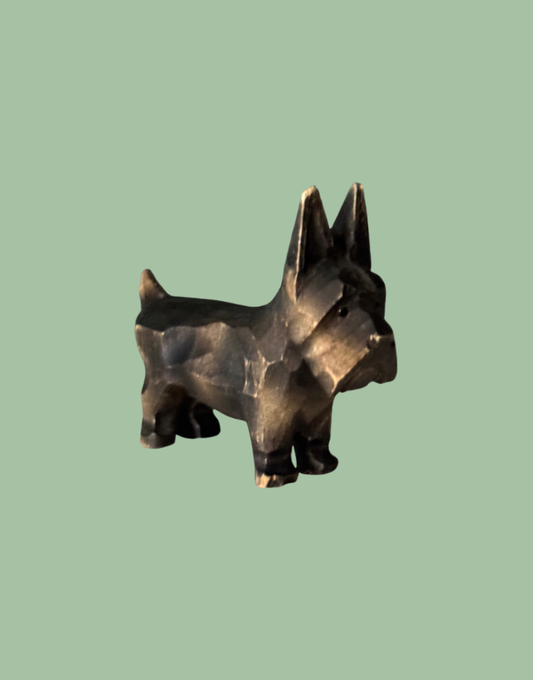 Antique 1930s Black Forest Characterful Scottie Dog 