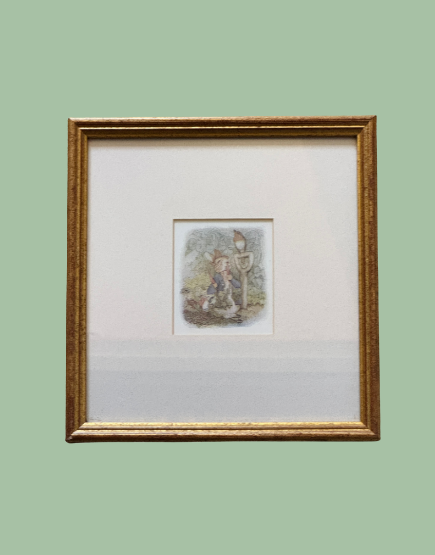Beatrix Potter Peter Rabbit Antique Framed Wall Art