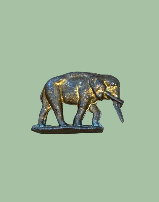 Britains Ltd Zoo Baby Elephant Lead Toy with Soft Pink-Gold Patina