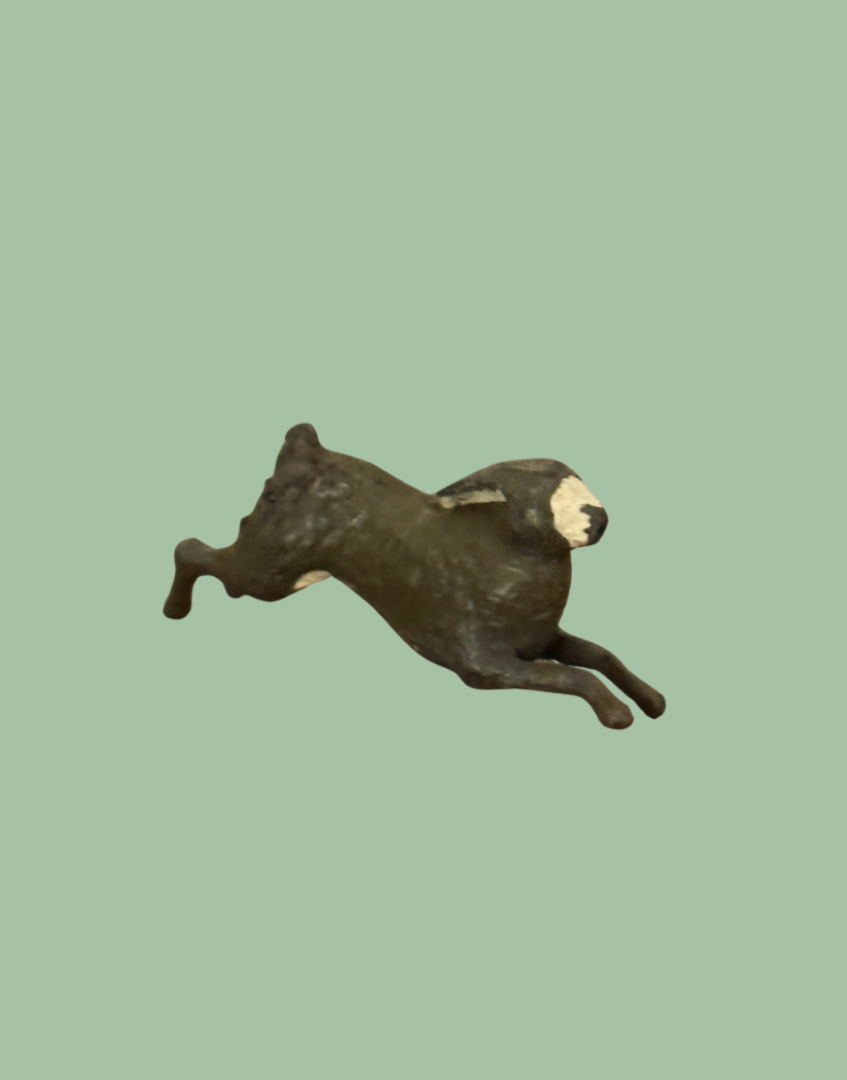Britains Ltd Cast Lead Brown Hare with White Nose Miniature Figure