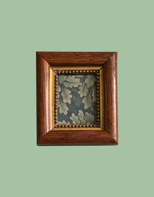 The Brook (Oak Leaf Detail) William Morris Miniature Vintage Wall Art 
