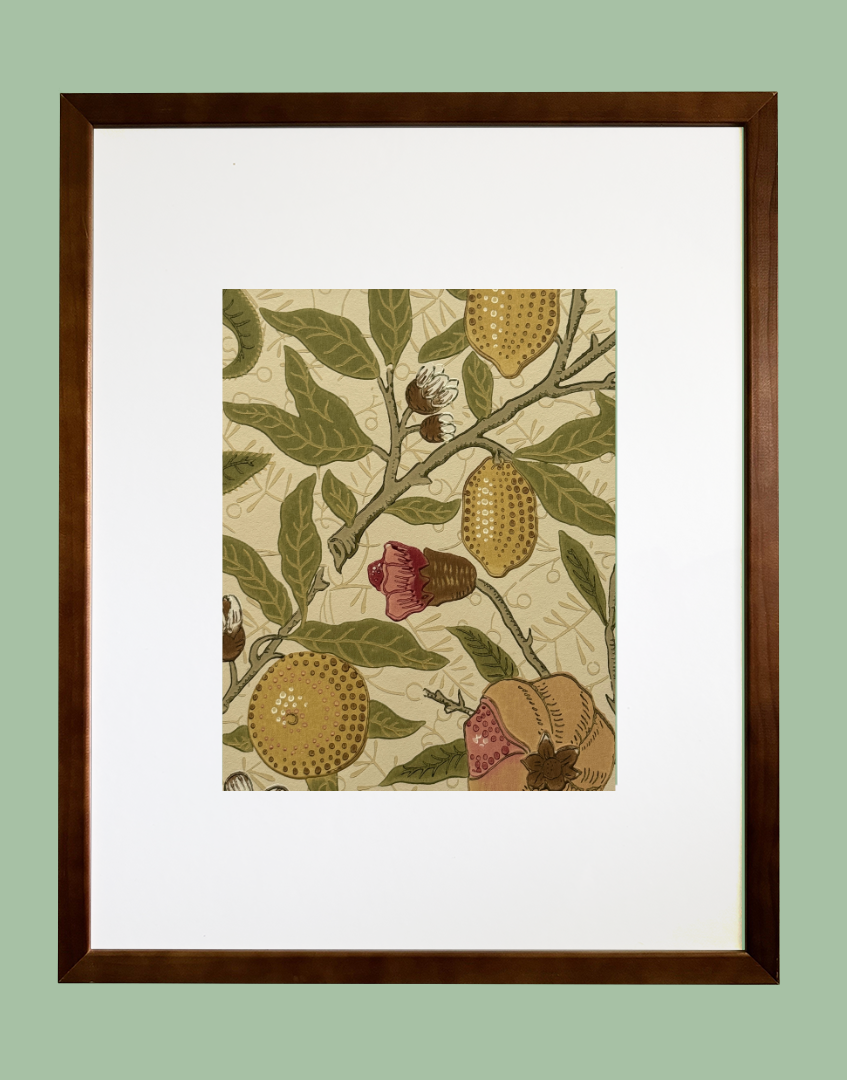 ‘Fruit – Limestone & Artichoke’ Vintage Morris & Co. Classic Wall Art