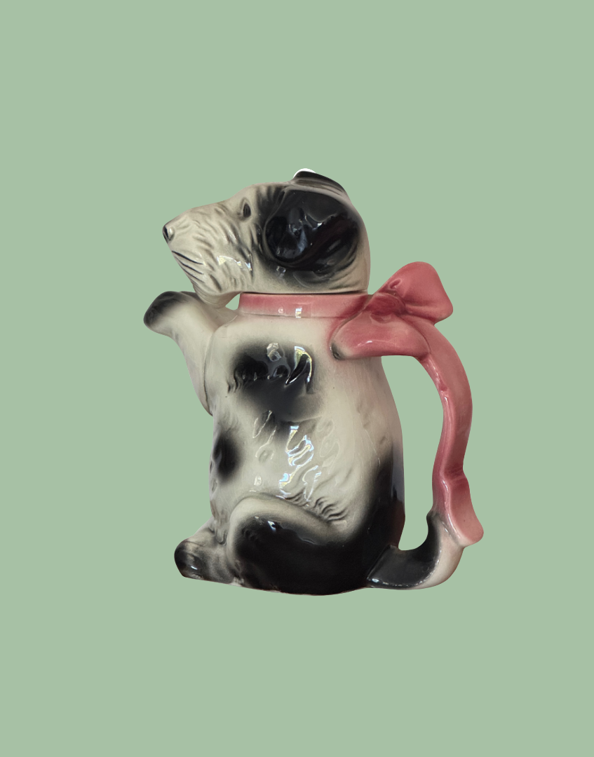 Enchanting Vintage Erphila Germany Dog 1940s Teapot