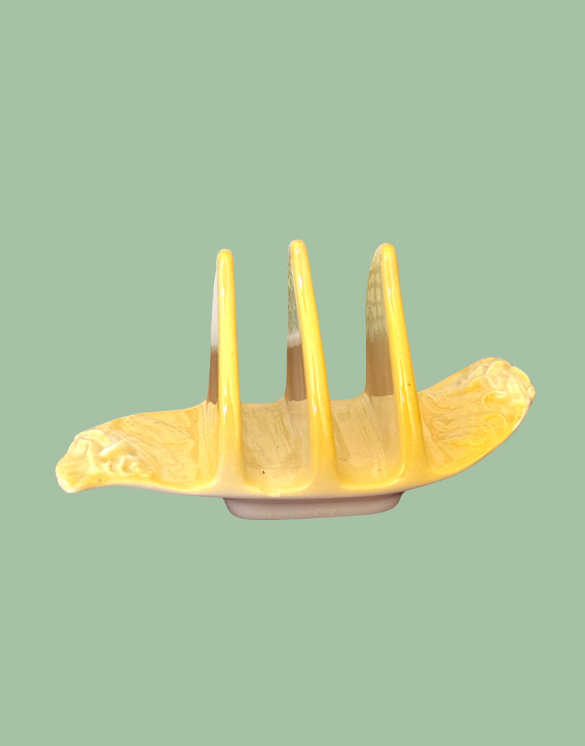 Pretty Primrose Yellow Vintage Royal Winton Ceramic Toast Rack