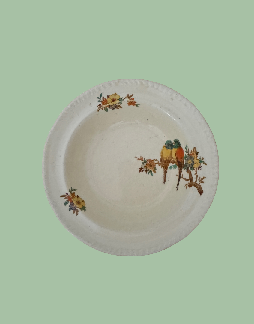 early art deco vintage collectable tableware breakfast bowl