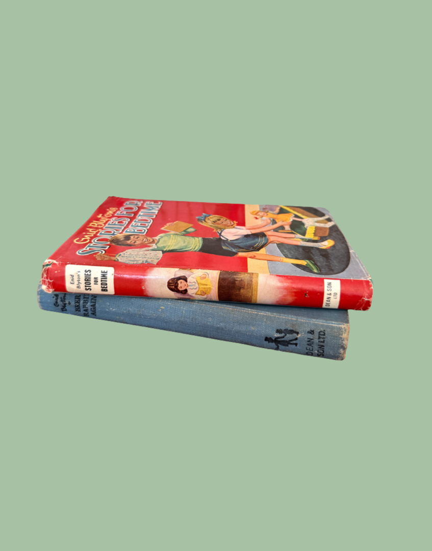 Enid Blyton’s Stories for Bedtime & Brer Rabbit Again Pair of Vintage Hardback Books