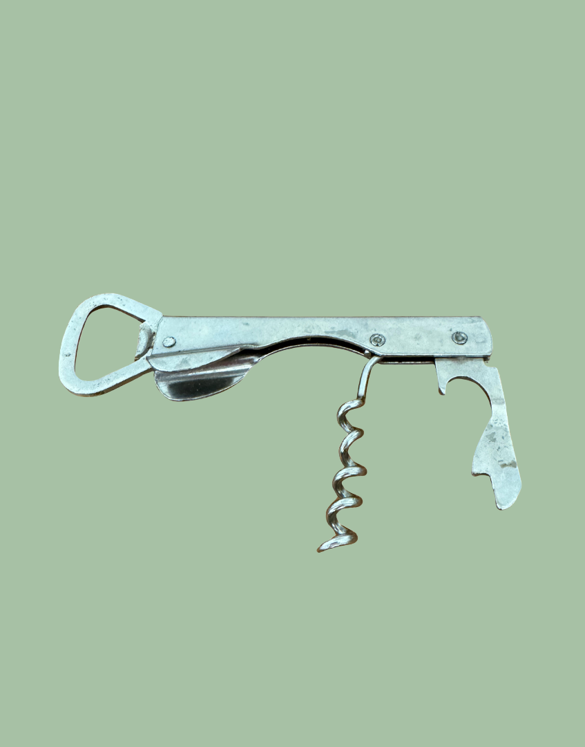 Bottle opener end detail vintage tool