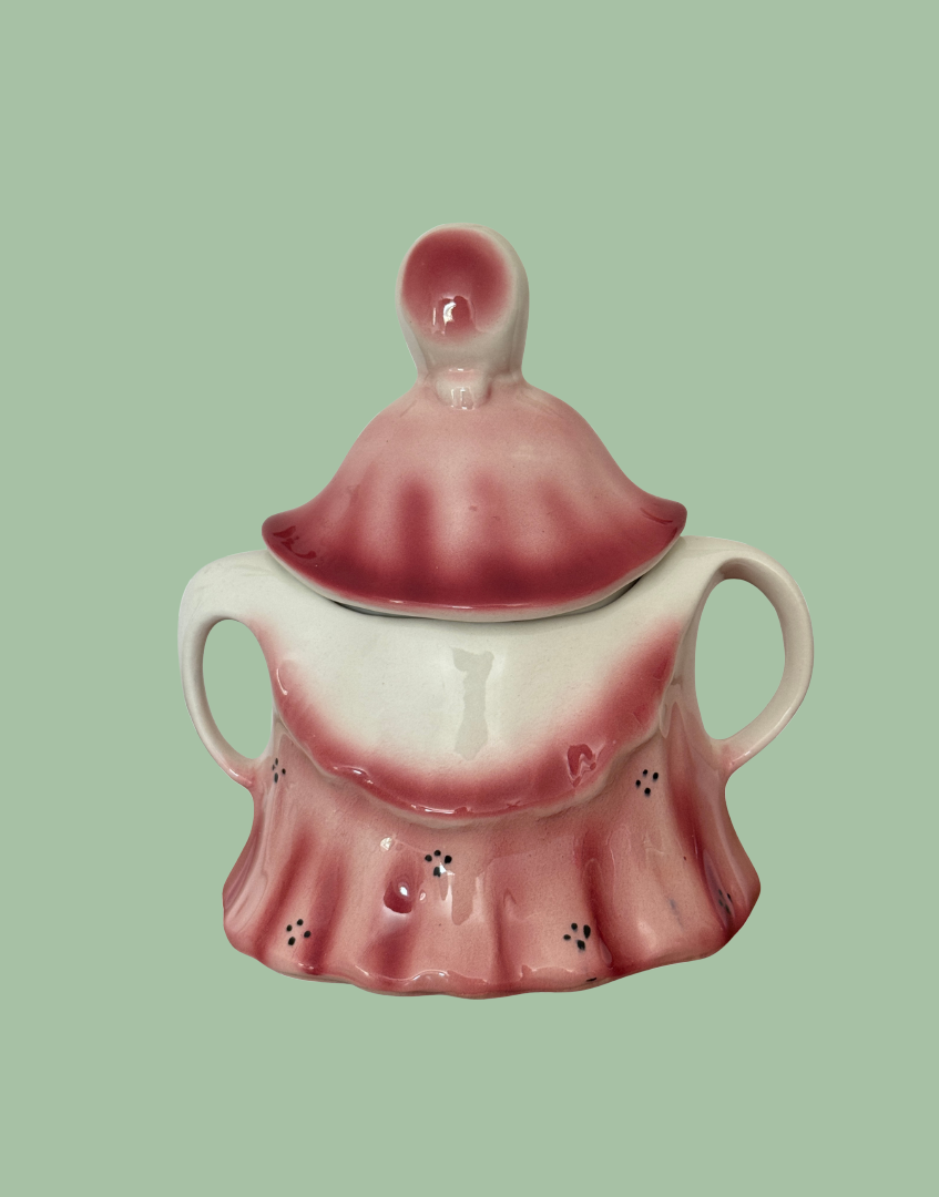 Vintage character ware sugar bowl for display or use