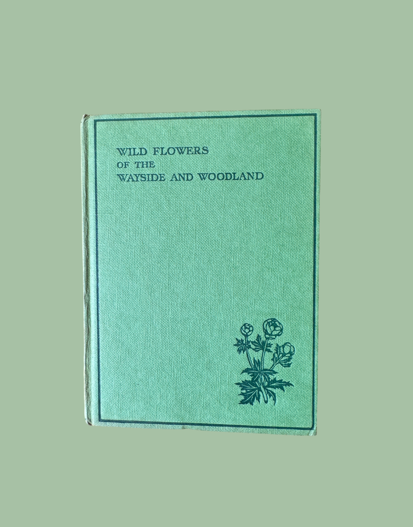 Canvas hardback botanical guide by Frederick Warne displayed without outer jacket