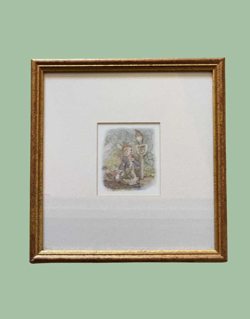 Beatrix Potter Peter Rabbit Antique Framed Wall Art