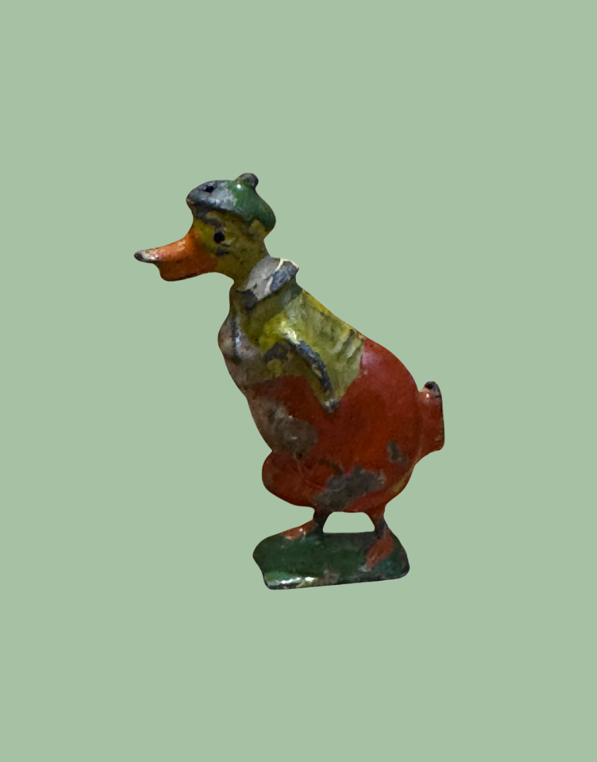 ‘Dumpy Doo Duck’ Britains 1930s hand painted lead miniature figurine