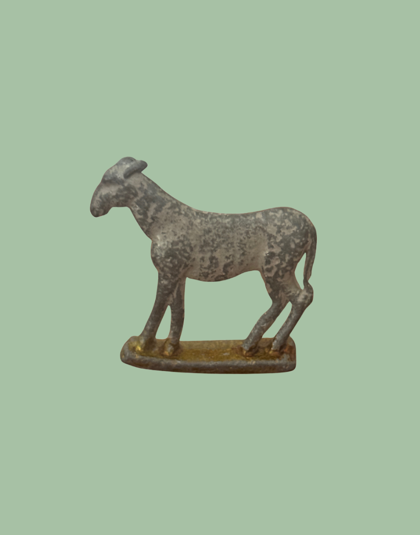 britains zoo series grey painted goat vintage toy collectable