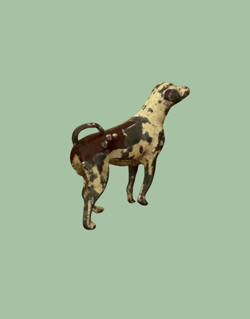 1920s Britains Standing Dog Tiny Lead Farm Figure