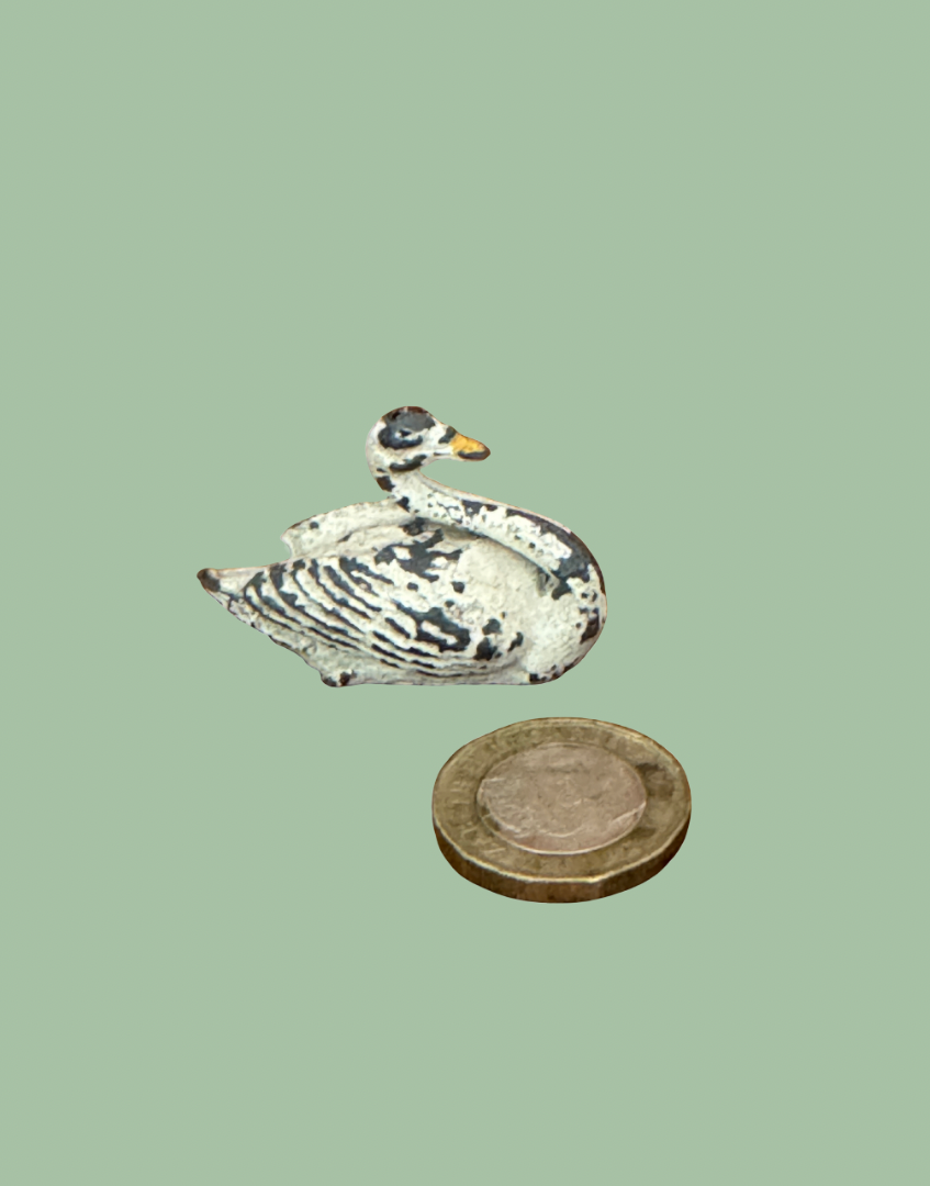 1920s Britains Small Swan Lead Water Bird Figure