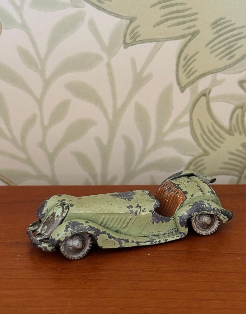 apple green britains open top model car