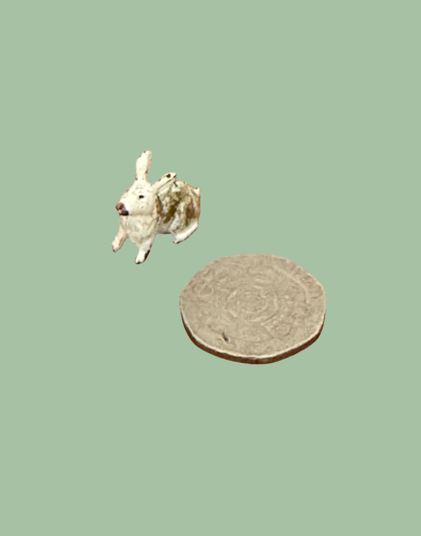1920s Britains Rabbit Tiny Lead Woodland Animal Figure