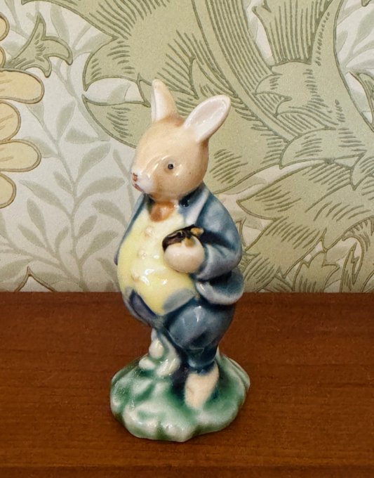 Vintage Gentleman’s Style Dressed Bunny Figure
