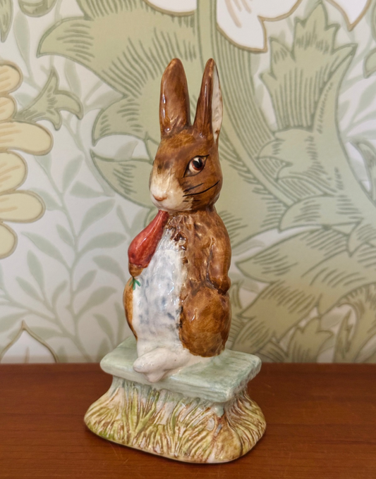 Adorable Vintage Beswick Beatrix Potter Figurine – ‘Fierce Bad Rabbit’ 