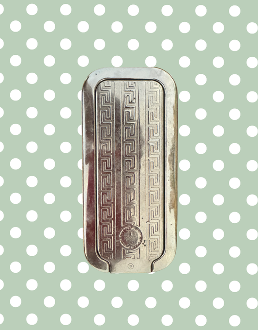 Vintage Self-Sharpening Travel Shaving Kit Nickel Tin