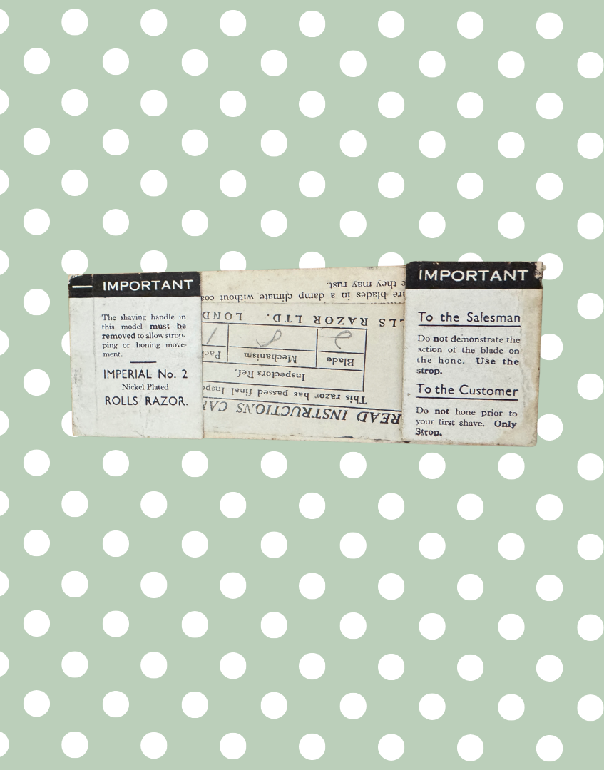 Rare Collectable Rolls Razor Imperial No. 2 | Vintage Self-Sharpening Travel Shaving Kit