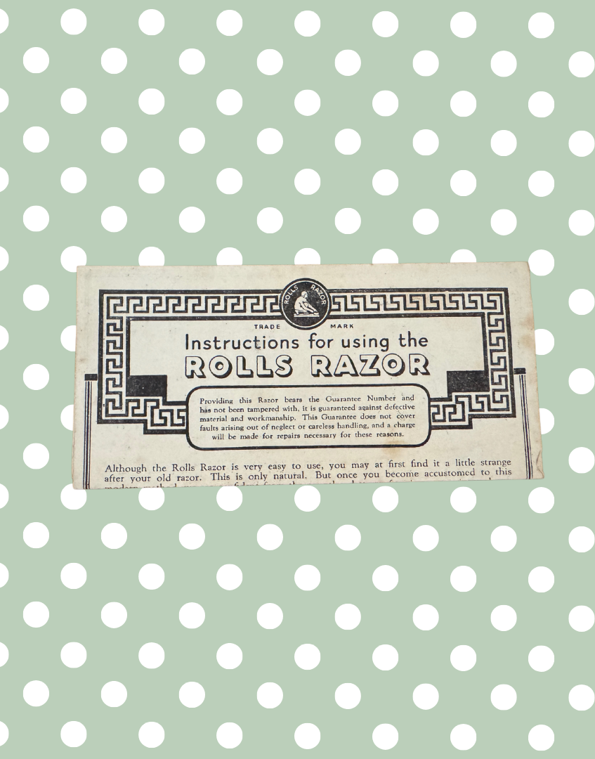 Rare Collectable Rolls Razor Imperial No. 2 | Vintage Self-Sharpening Travel Shaving Kit