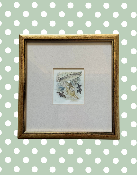 Pickwick Gallery Endearing Antique Beatrix Potter Framed Print – The Tale of Peter Rabbit, 1908