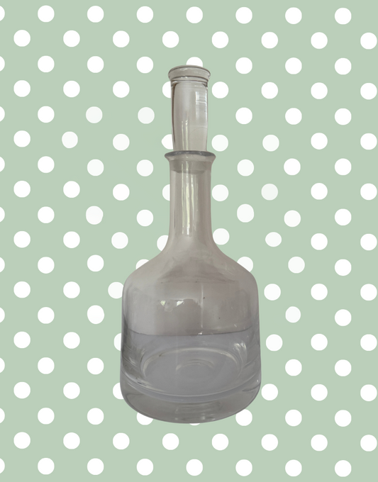 Vintage Dartington Crystal Classic Decanter | Frank Thrower 1968–1980 WithOriginal Stopper