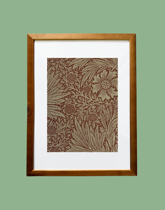 Marigold – Russet | William Morris Autumnal Collection Framed Vintage Wall Art