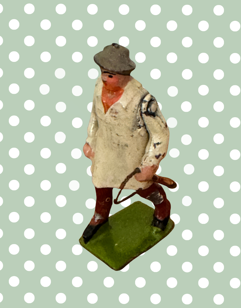 Britains 1930s Carter with Whip articulated arm lead farm figure from the Home Farm Series