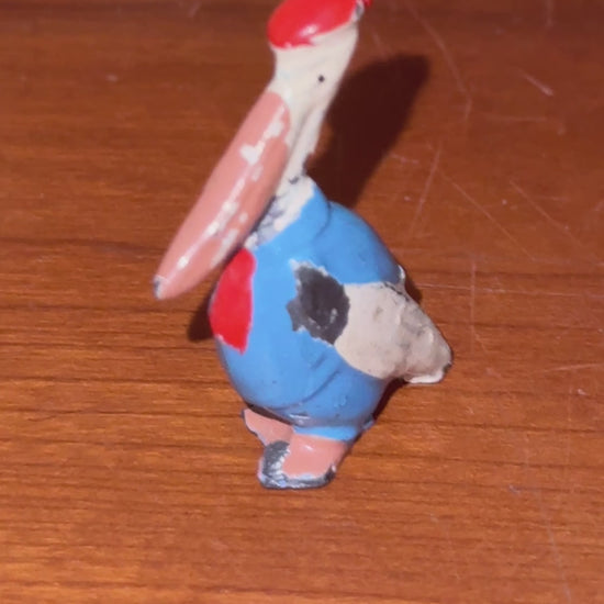 'Pat Pelican' Sunny Britains Ltd Collectable | 1930s Cadbury Cococubs Vintage Lead Toy