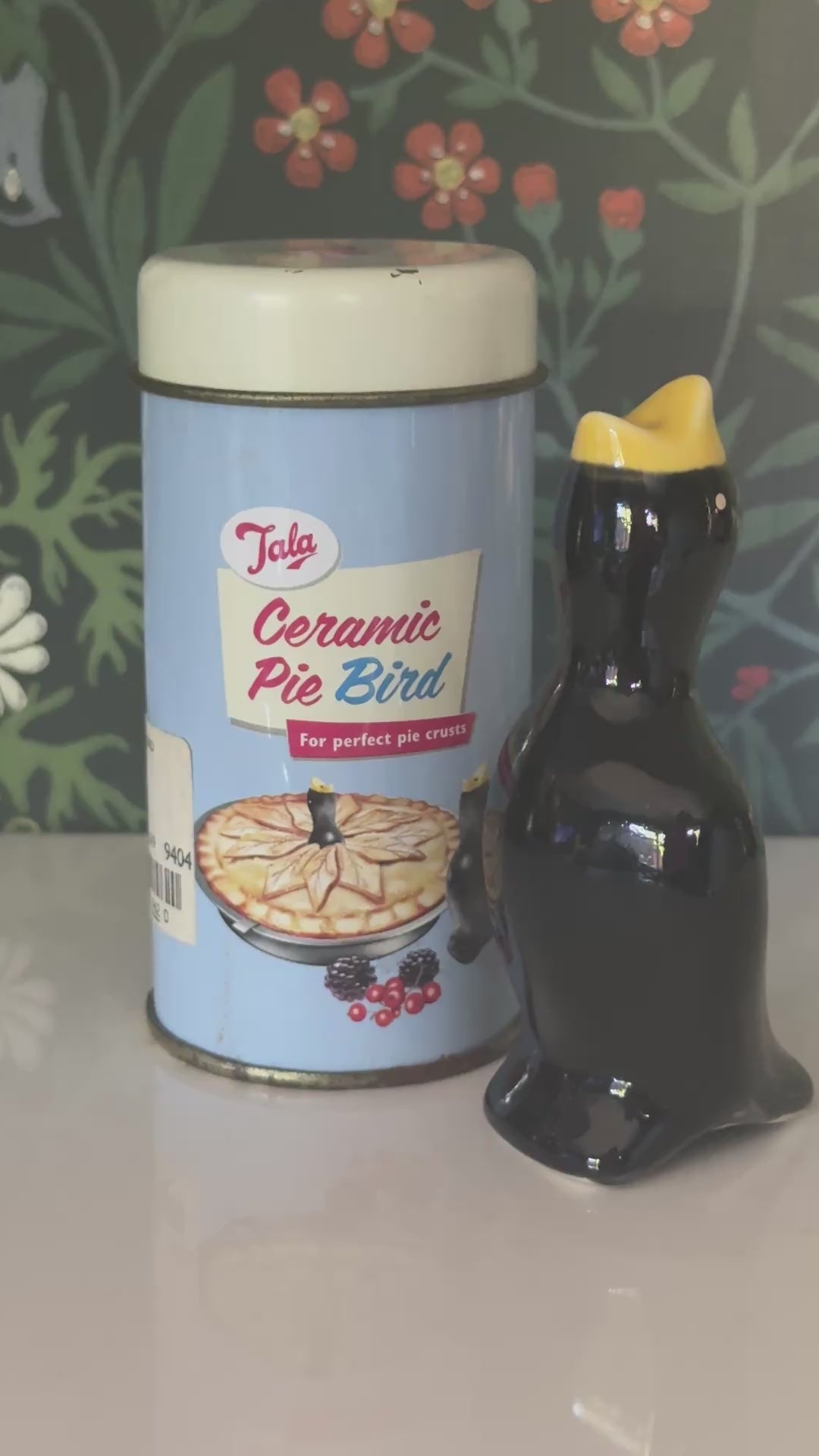 Tala Blackbird Pie Bird in Original Vintage Tin | Classic British Baking Charm with Kitsch Appeal