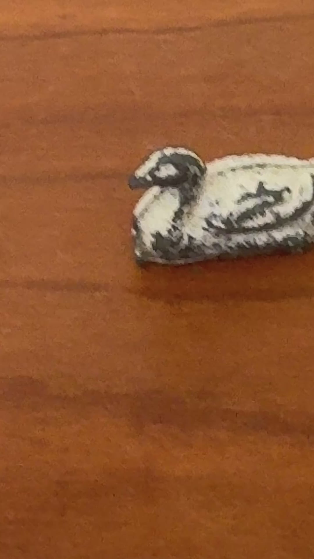 close up of hand painted white britains farm series toy