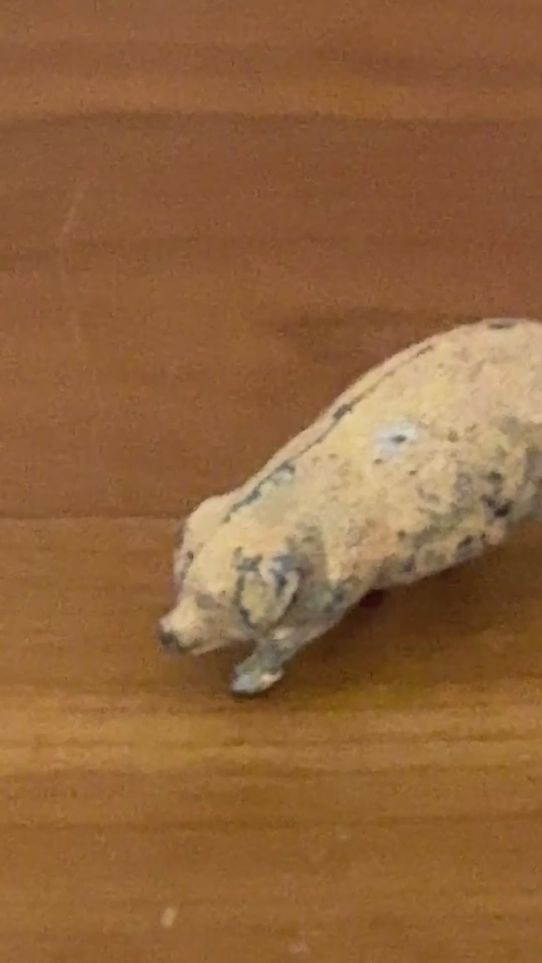 Small Ballet Slipper Pink Walking Pig with Curly Tail | 1920s Britains Hand-Painted Lead Farm Toy