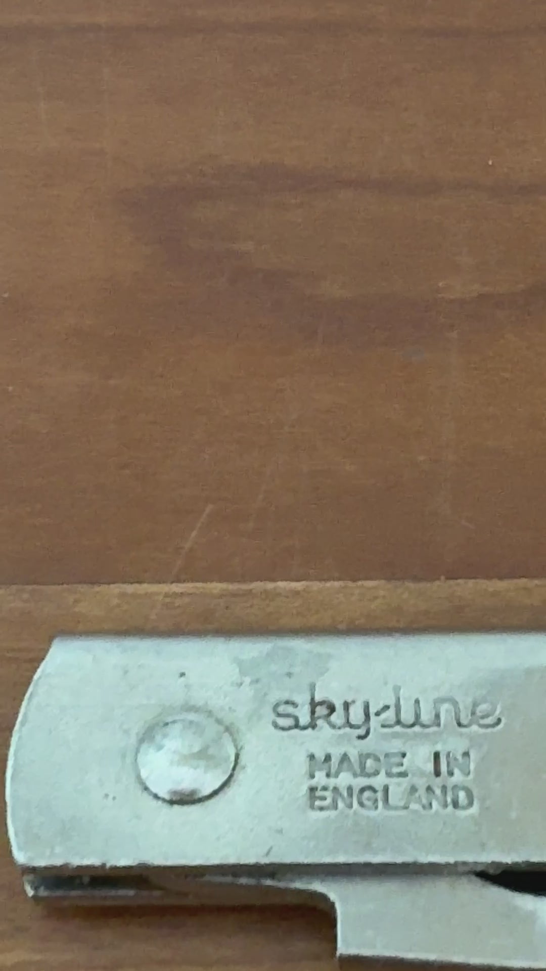 Close up of vintage Skyline Bottle Boy opener front view