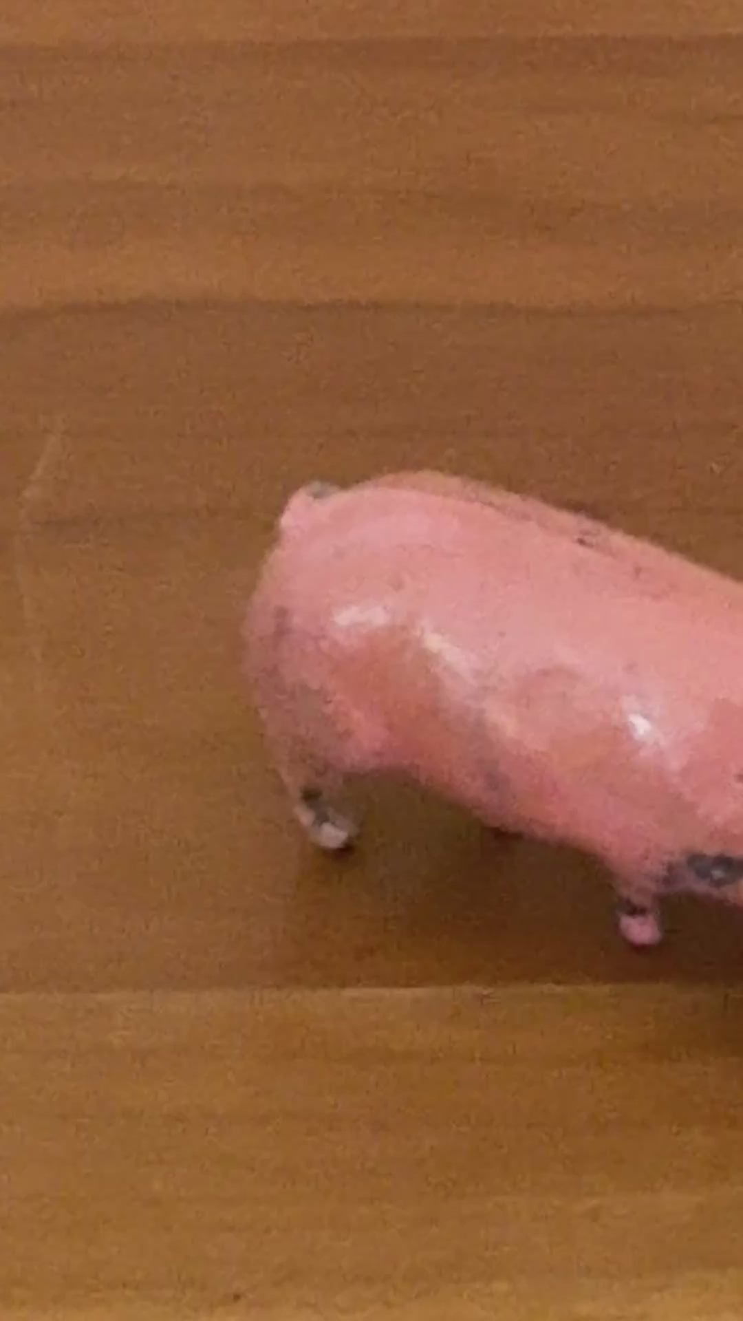 Glossy Characterful Medium Pink Pig | 1920s Britains Hand-Painted Lead Farm Toy Full of Charm