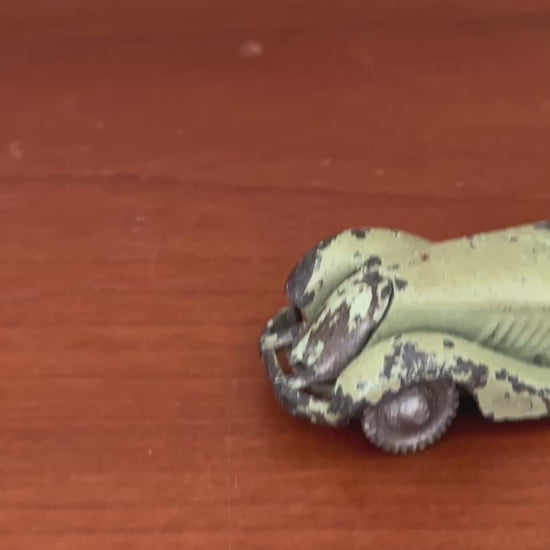 Vintage British toy vehicle styled for display shelf