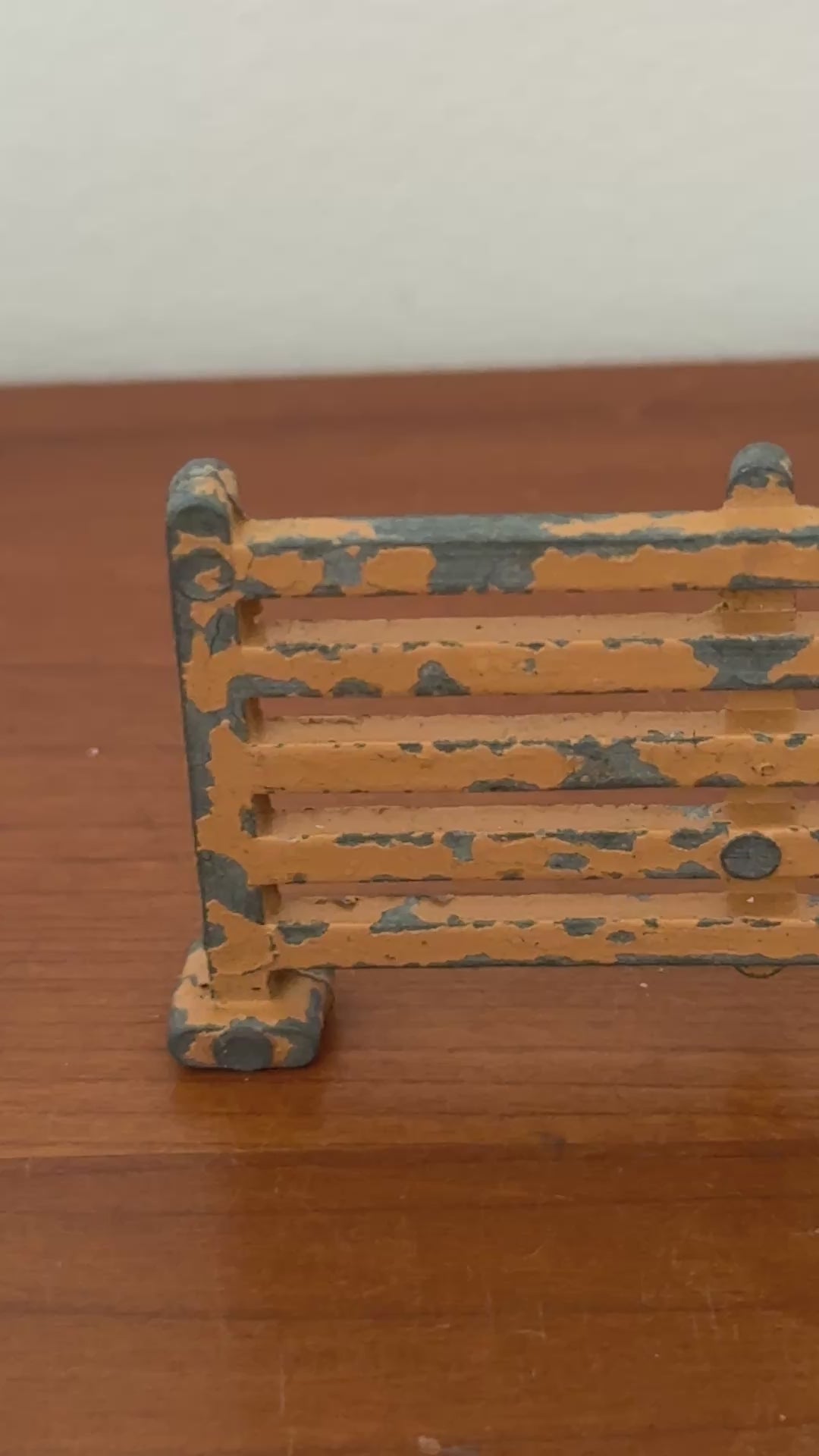 close up of britains antique farm gate accessory