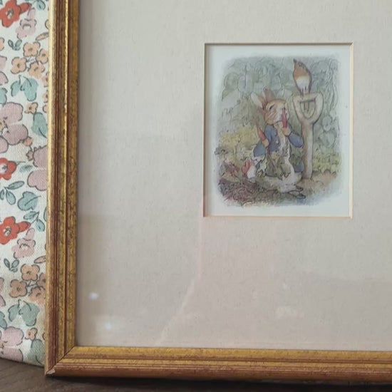 Pickwick Gallery Classic Antique Beatrix Potter Framed Print – The Tale of Peter Rabbit, 1912