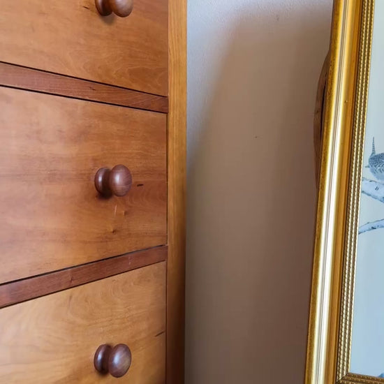 Porcelain Birds vintage framed wall art displayed on antique wooden seat sunny arrival