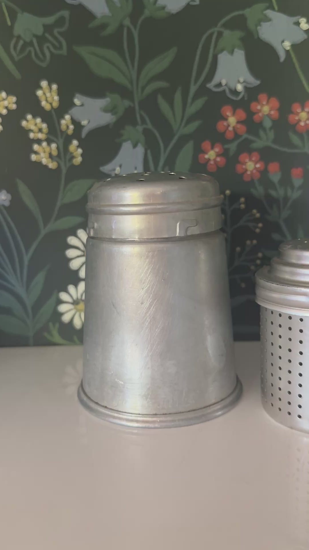 Vintage Tala Aluminium Sugar or Flour Dispensers 1950s Shaker Duo | Mid-Century Kitchen Classic Kitchenware