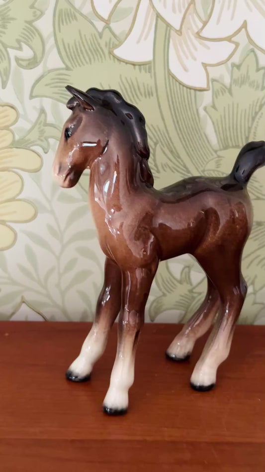 Vintage Beswick Comical Foal Figurine, Arthur Gredington Model 728