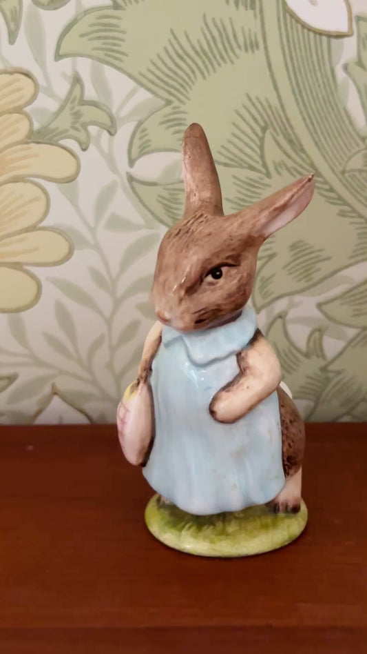 Vintage Beswick Mrs Flopsy Bunny Figurine, Beatrix Potter