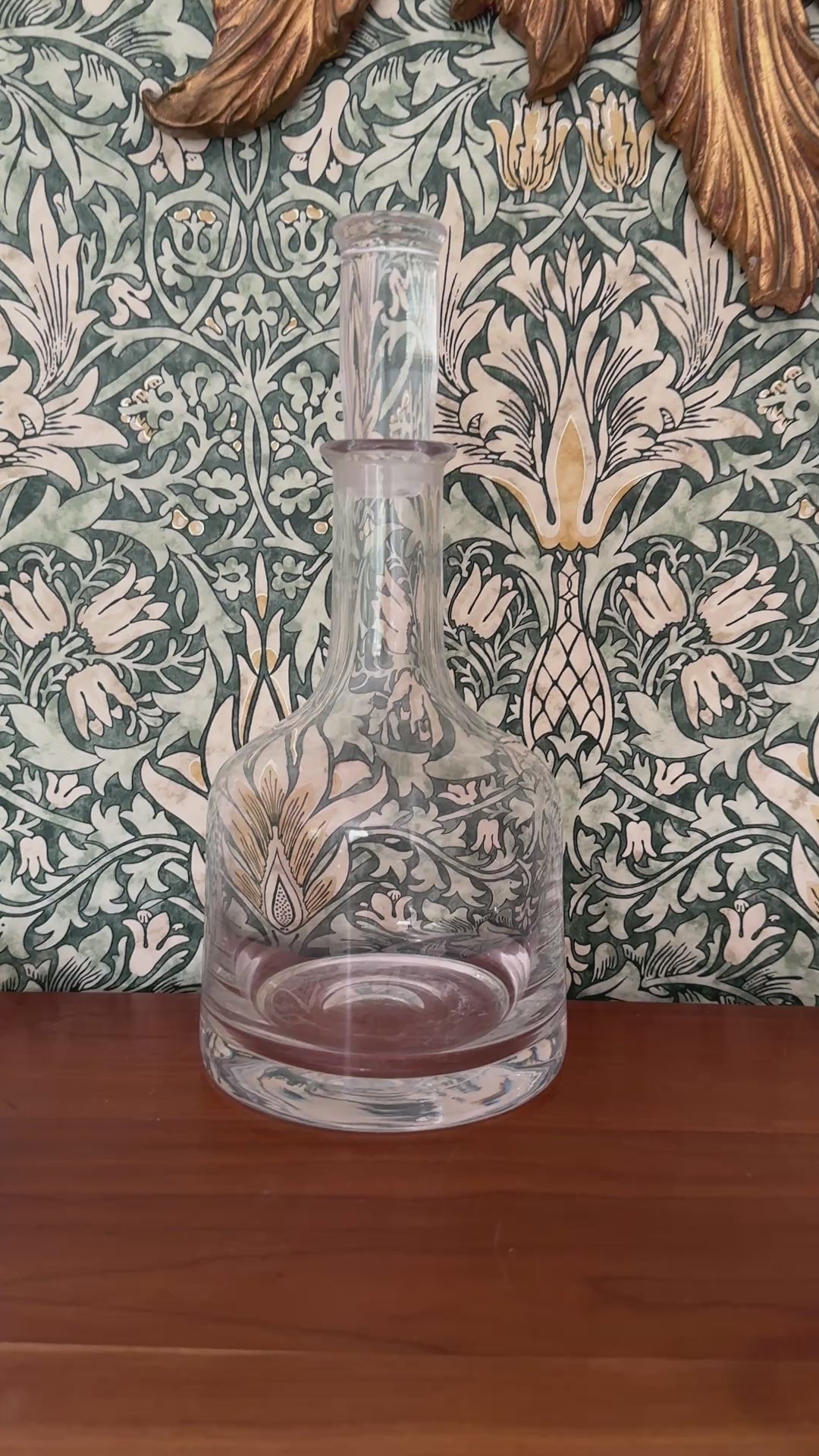  Frank Thrower 1968–1980 Glass Decanter With Original Stopper